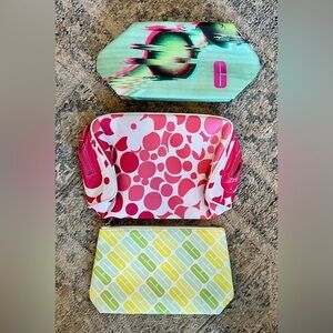 Clinique cosmetic bags - set of 3